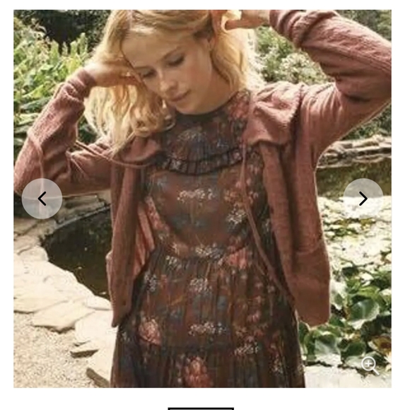 Doen Emmylou Cardigan in English Rose Size M - Picture 8 of 9